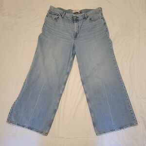 Abercrombie wide leg jeans